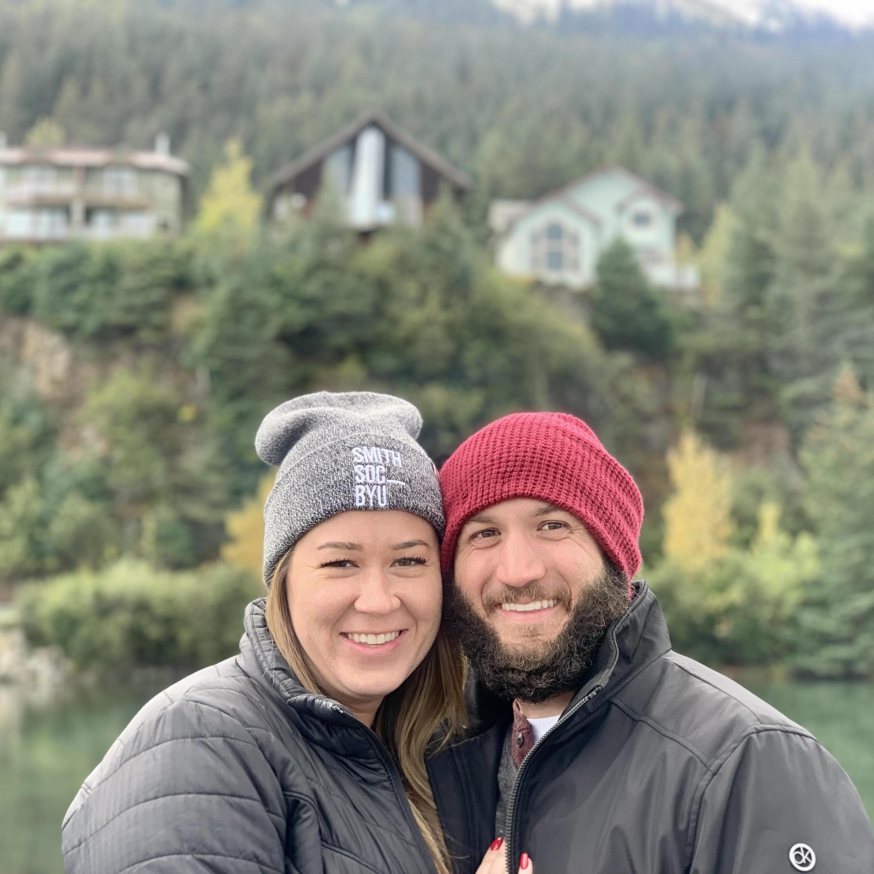 Carly wishing she could grow a beard to hide her double chin in Alaska!