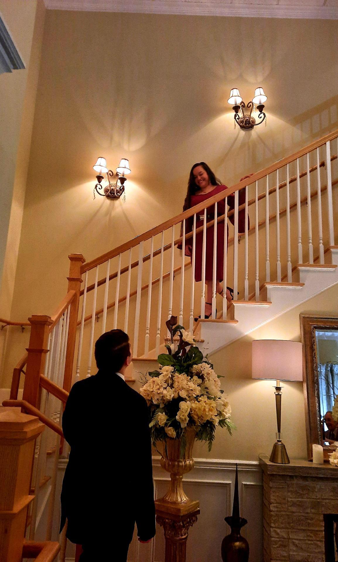 I will always wait at the bottom of the stairs for you, anxious for you to come down. 
Beautiful girl!
Feb. 11, 2022