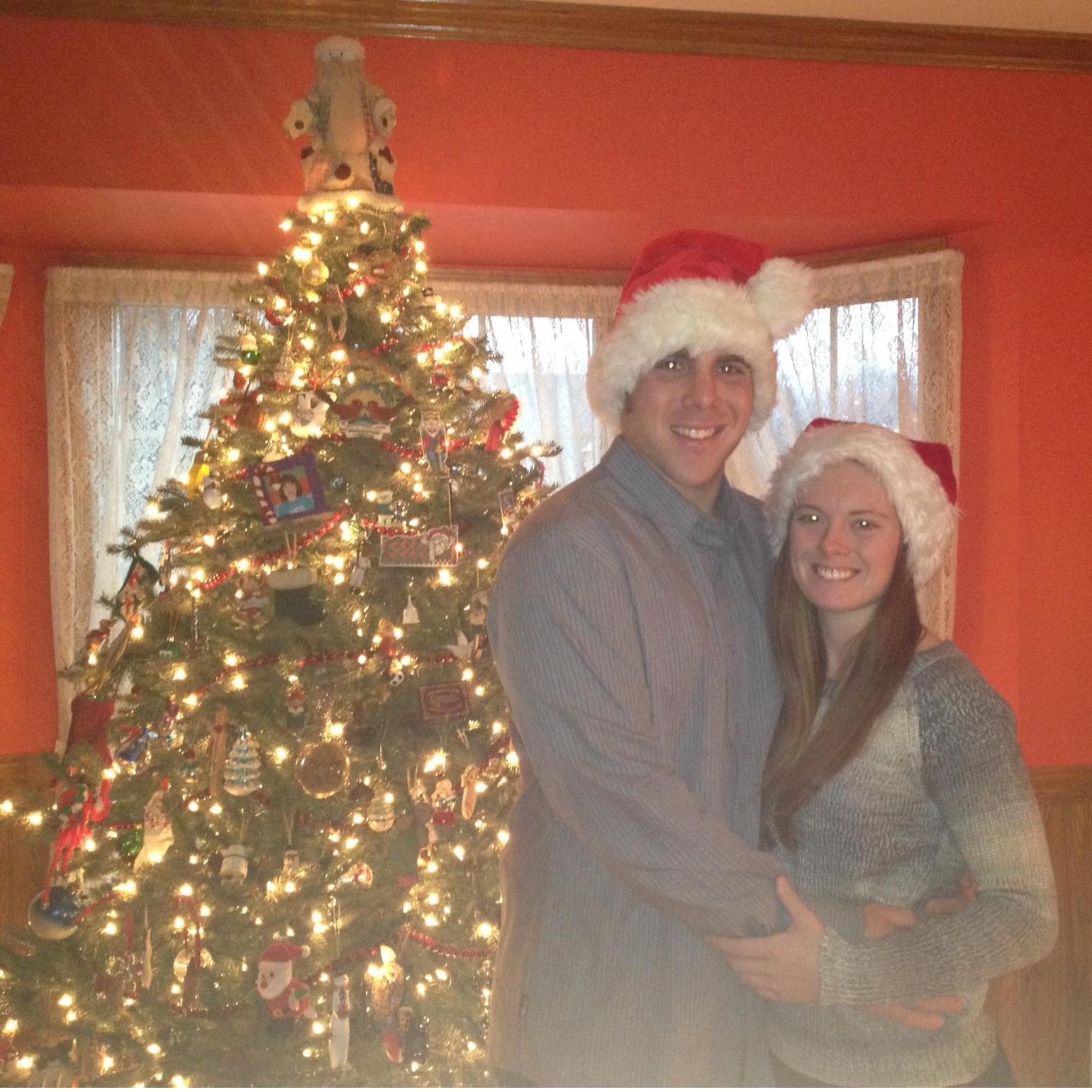 December 2013: Our first Christmas together!