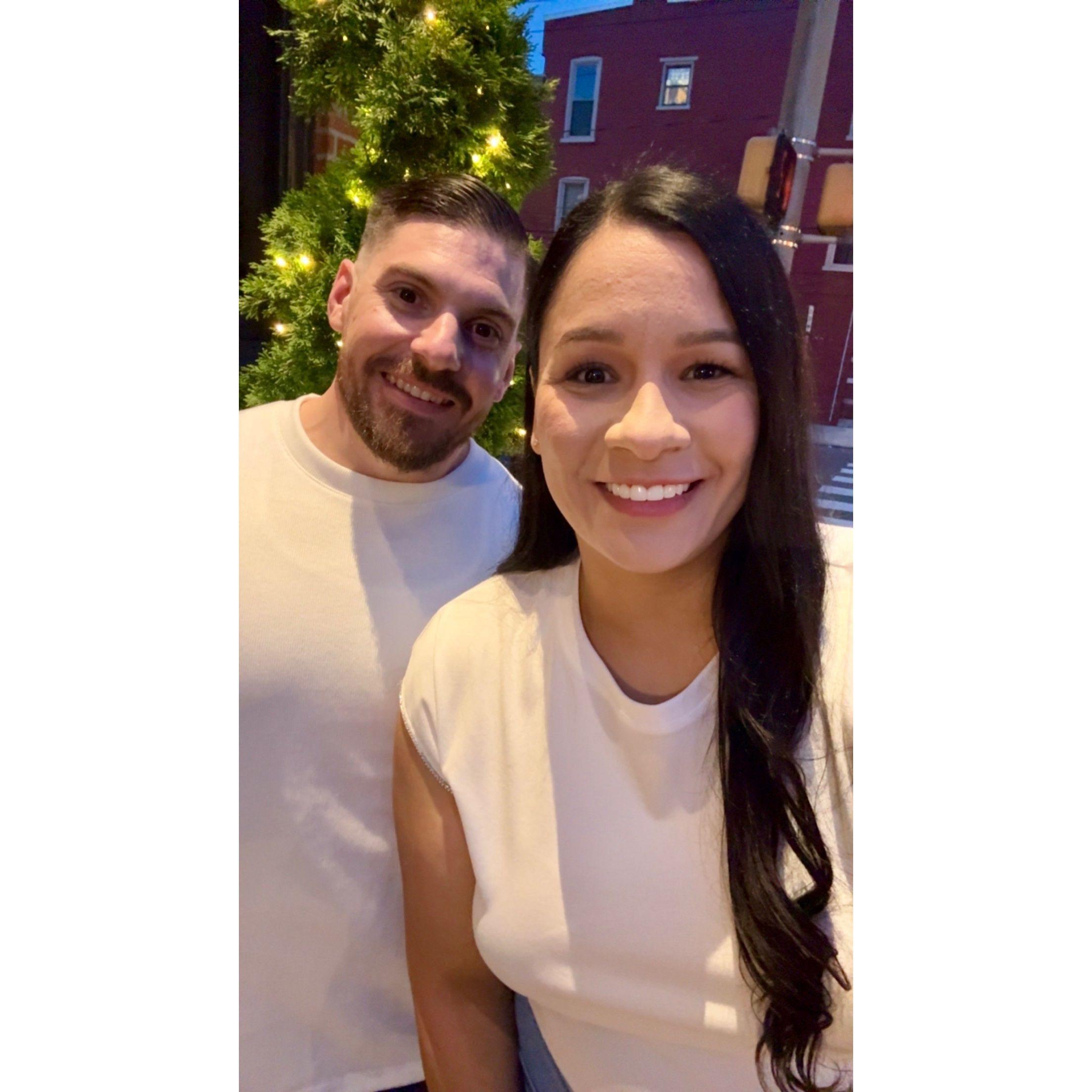 Dinner in Lancaster. The Mussels were to die for.