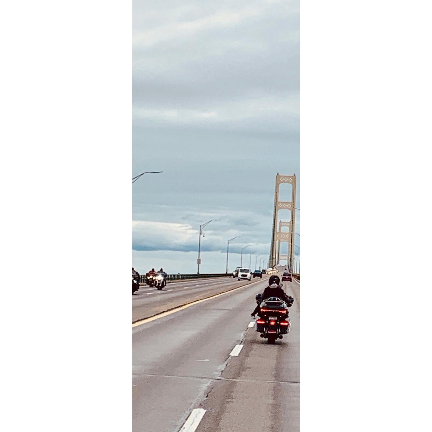 First long bike ride- Mackinac Bridge 2022