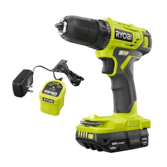ONE+ 18V Cordless 3/8 in. Drill/Driver Kit with 1.5 Ah Battery and Charger