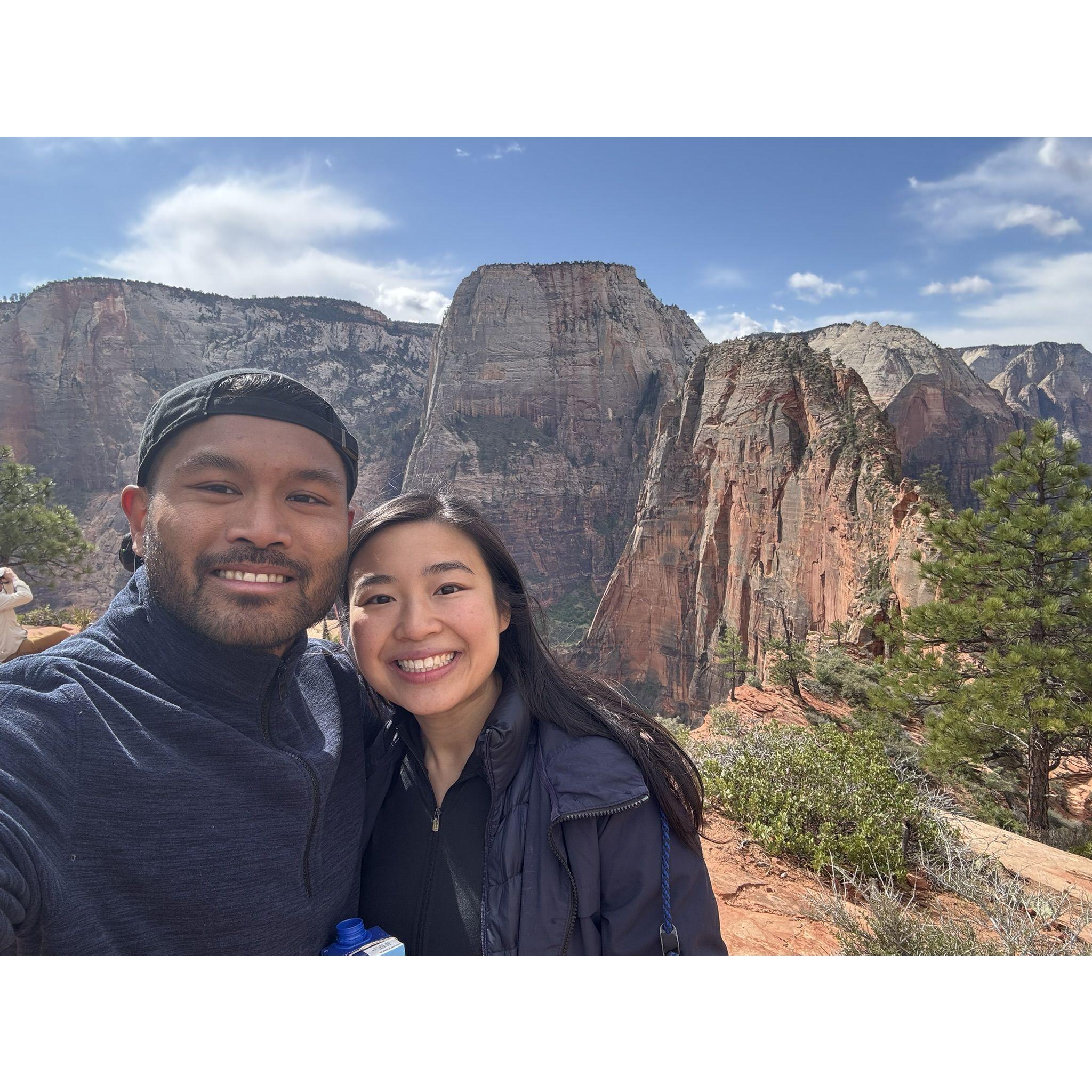 Angels landing without the permit