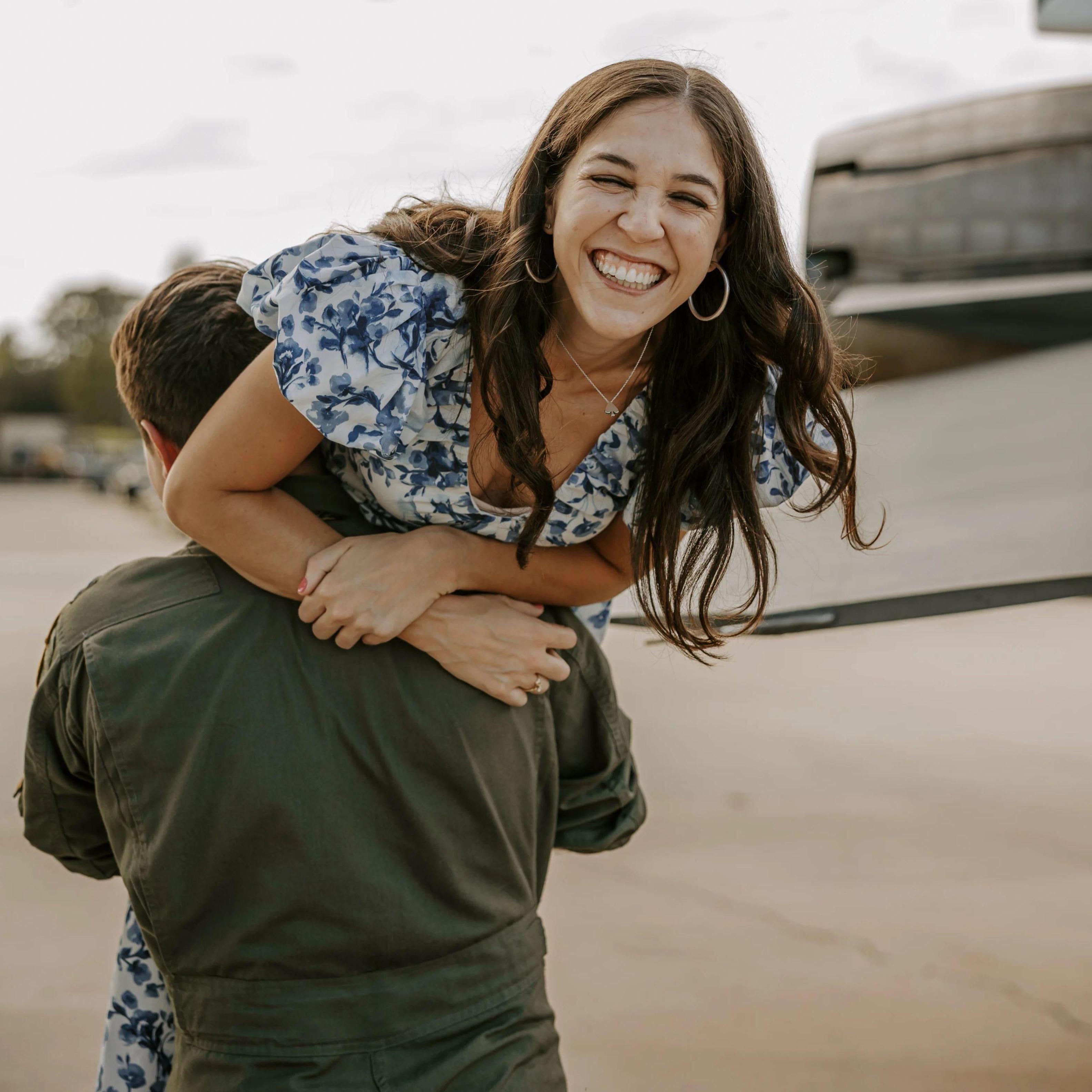 Annalise really thought John was going to propose during this jet photo session, especially since it was the day before her birthday. But he had a better plan.