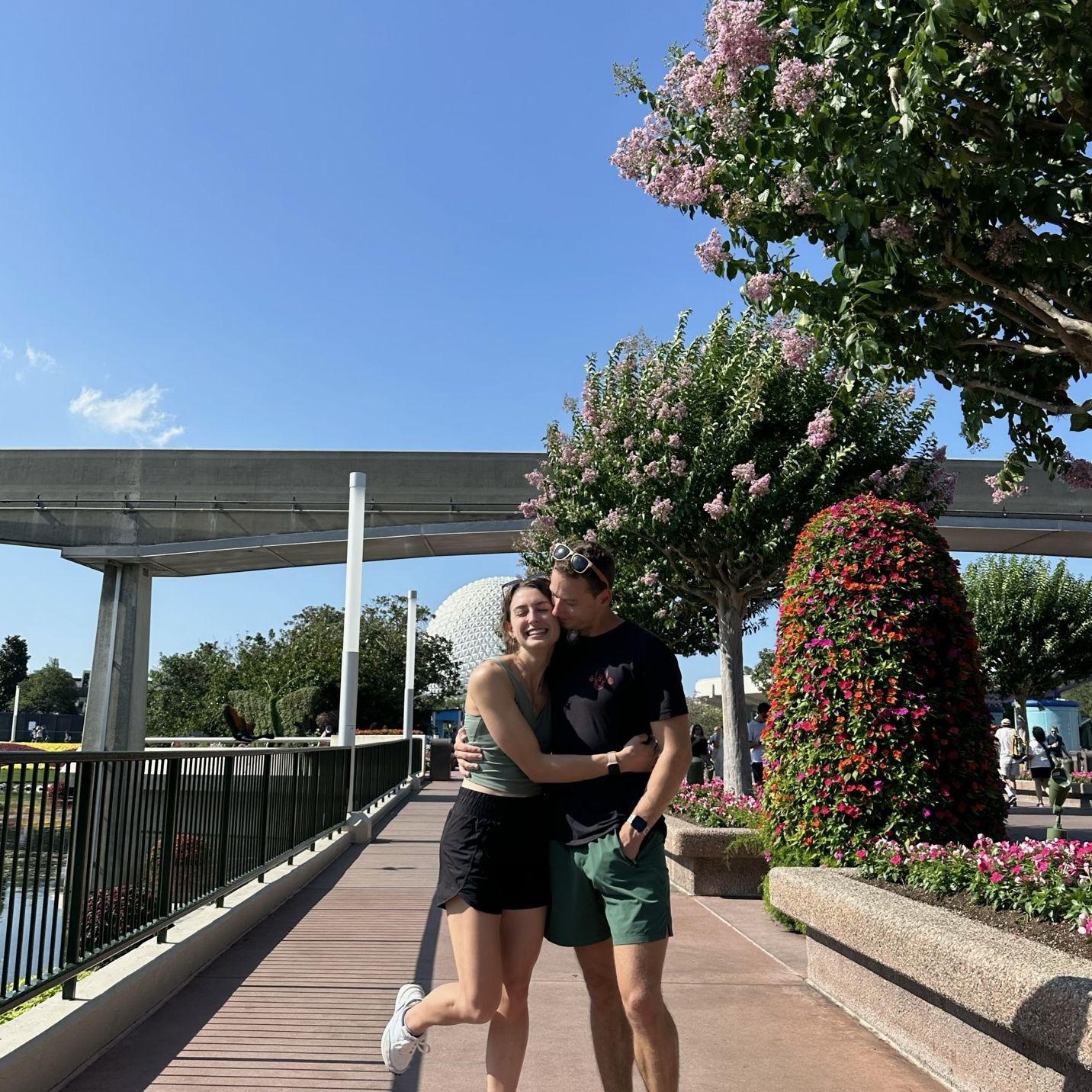 a trip to Disney with friends