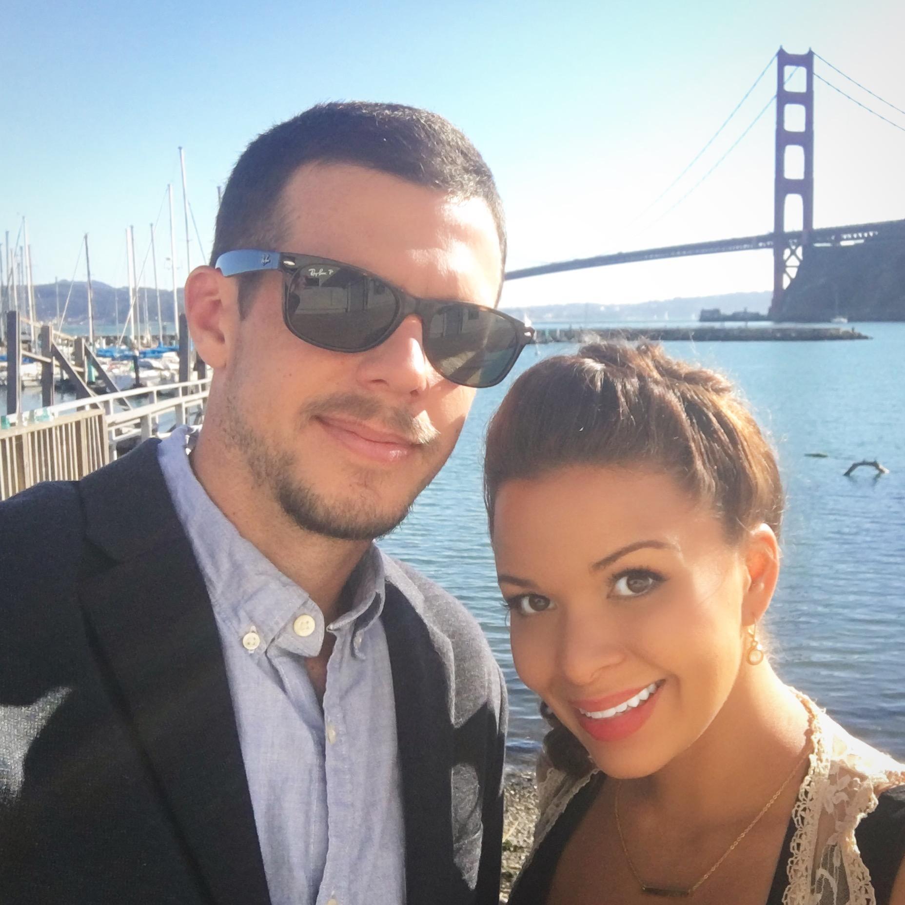 At the Gonterman wedding in Sausalito, CA