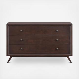 Tracy 3-Drawer Wood Dresser
