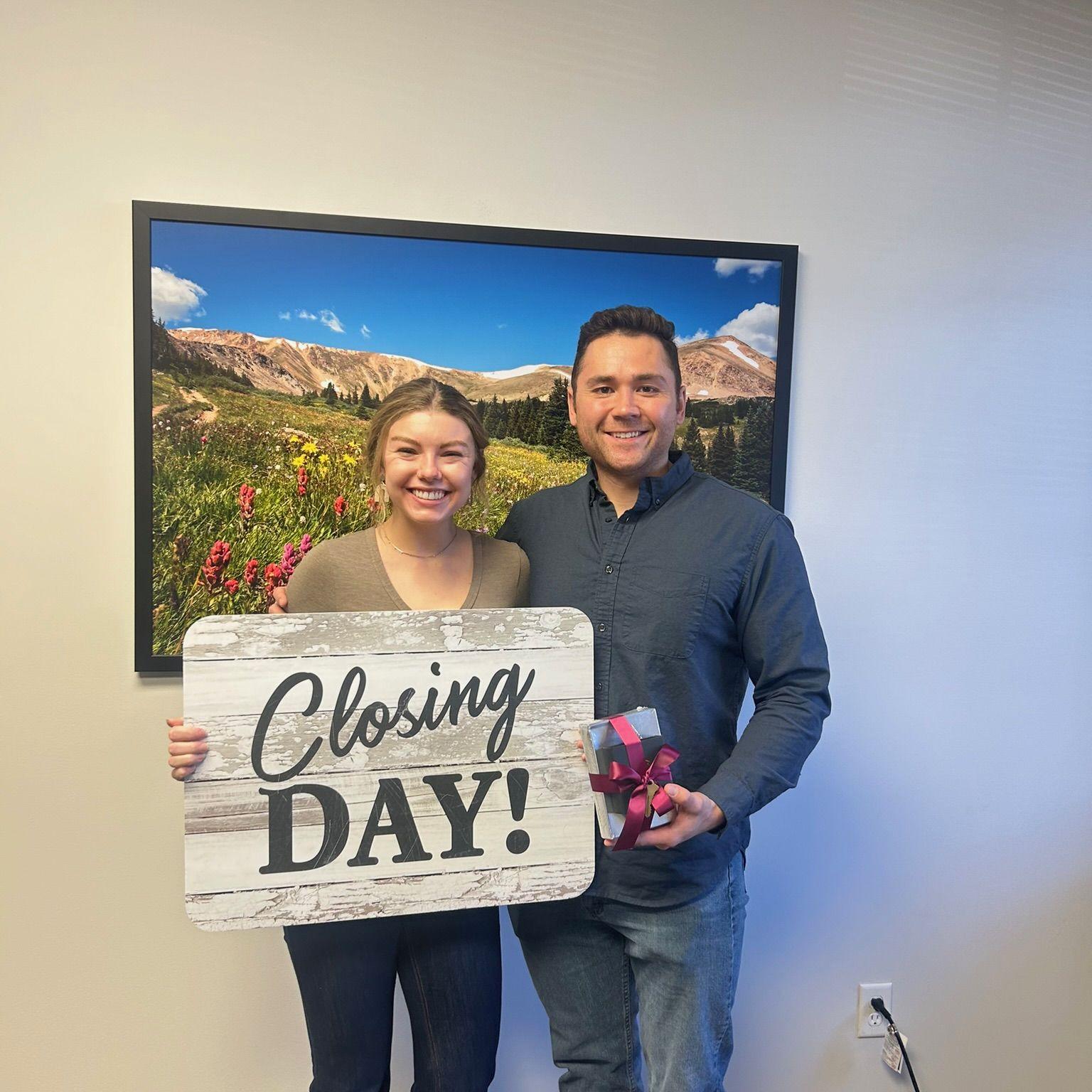 Closing on our very first home!