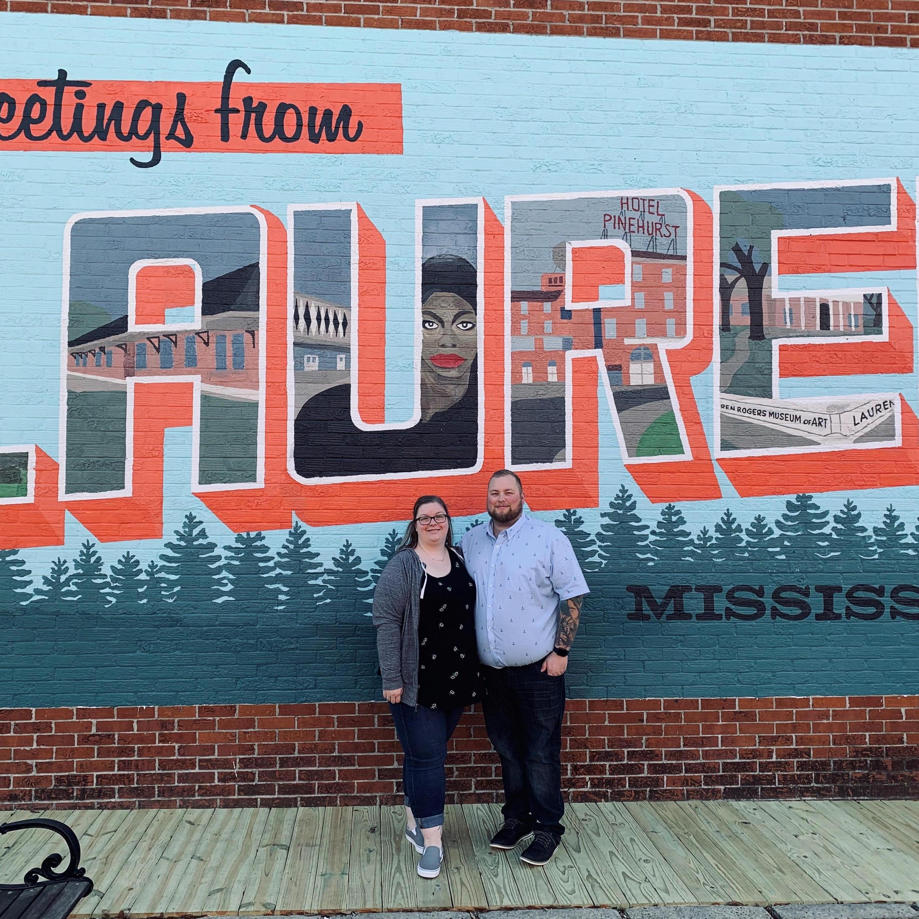 Visiting Will's family in Laurel, MS.