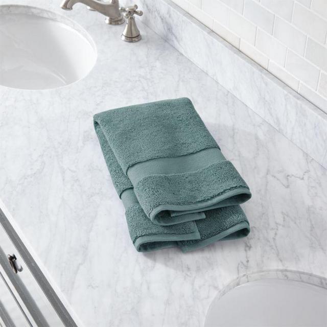 Organic 800-Gram Ocean Blue Turkish Hand Towel