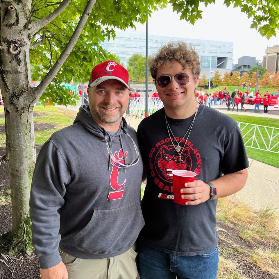 Another Bearcat in the family! College life looks good on you, Jake! So proud of you!