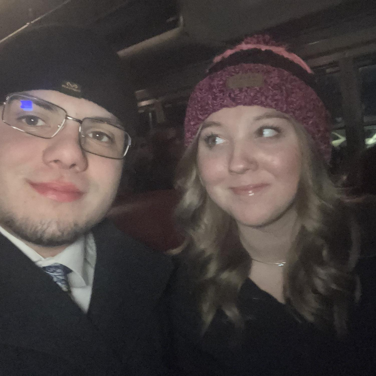 On our way to church!