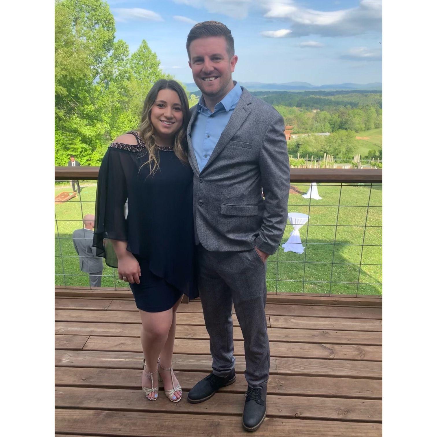Our first wedding together- shout out Alex and Baj!