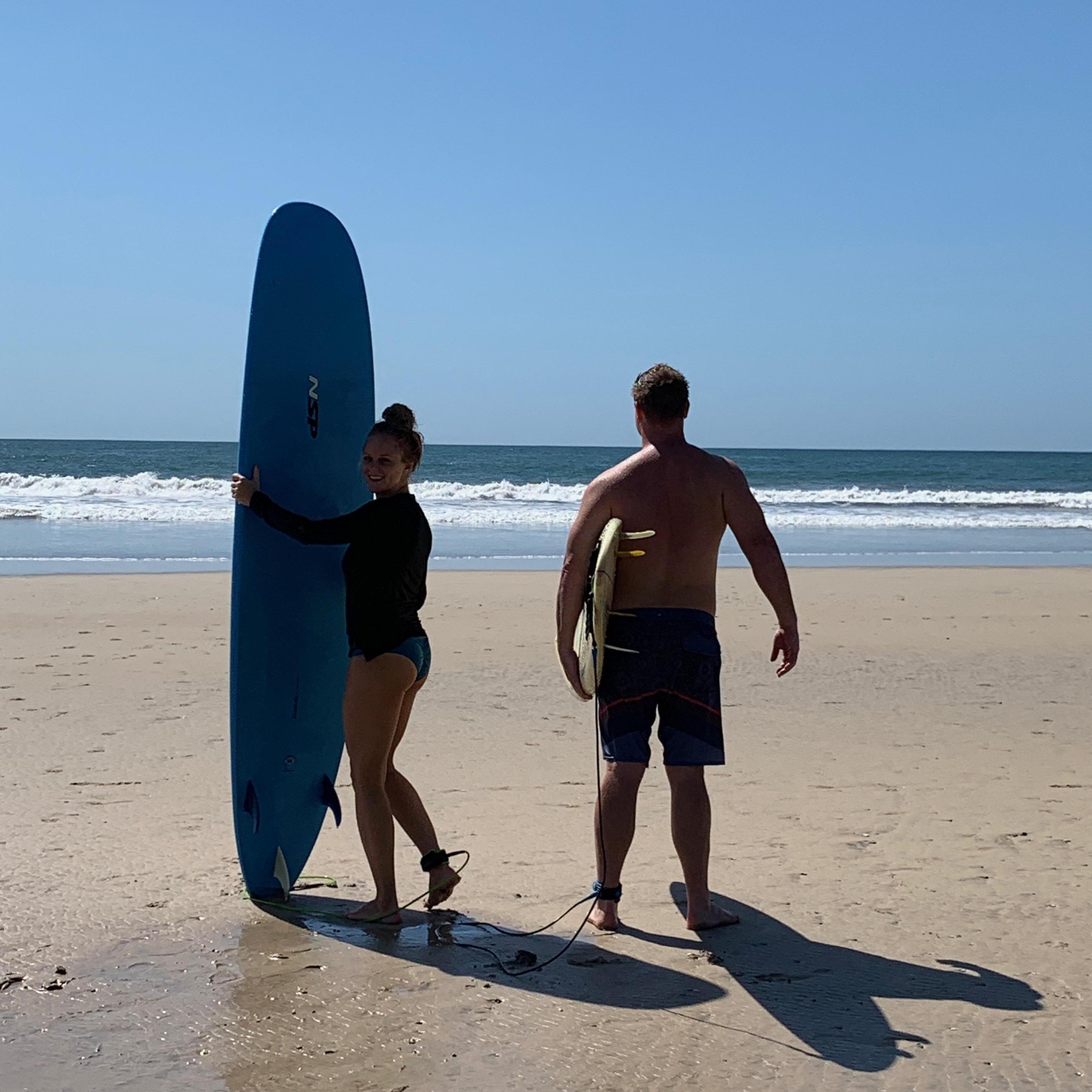 Surfing in Costa Rica