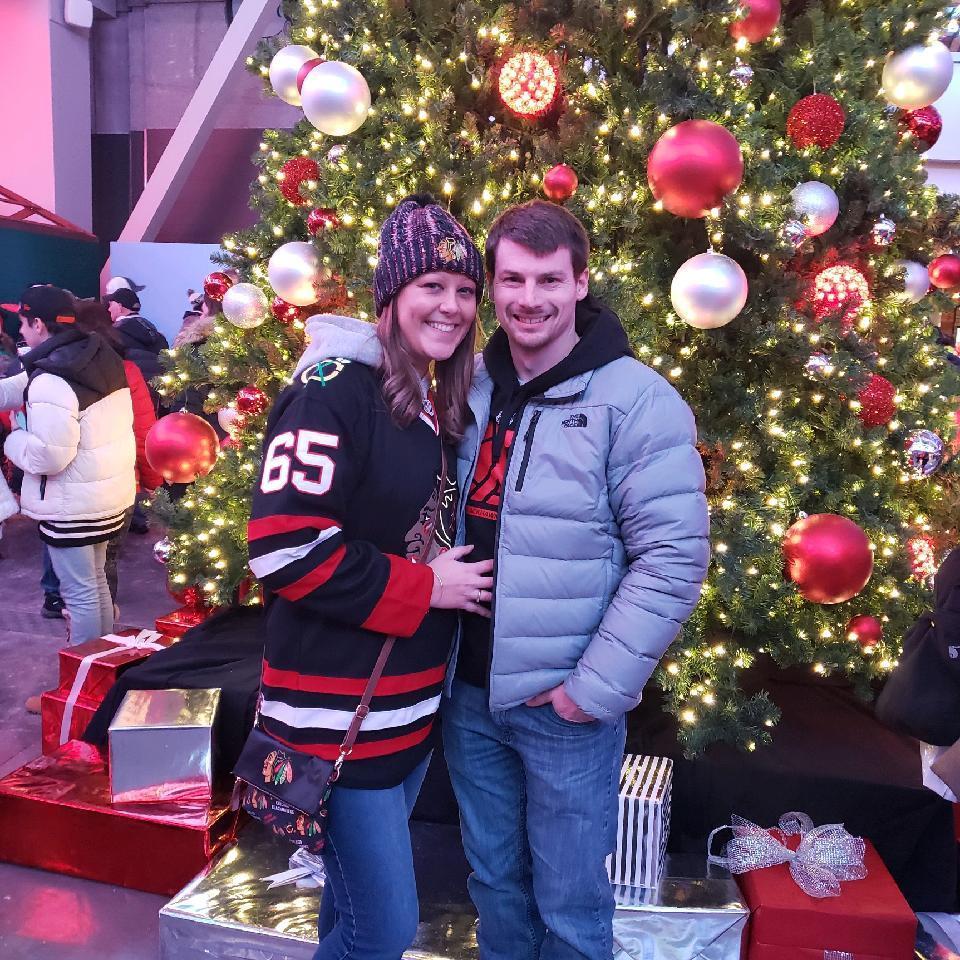 1st Blackhawks game #favoritegame