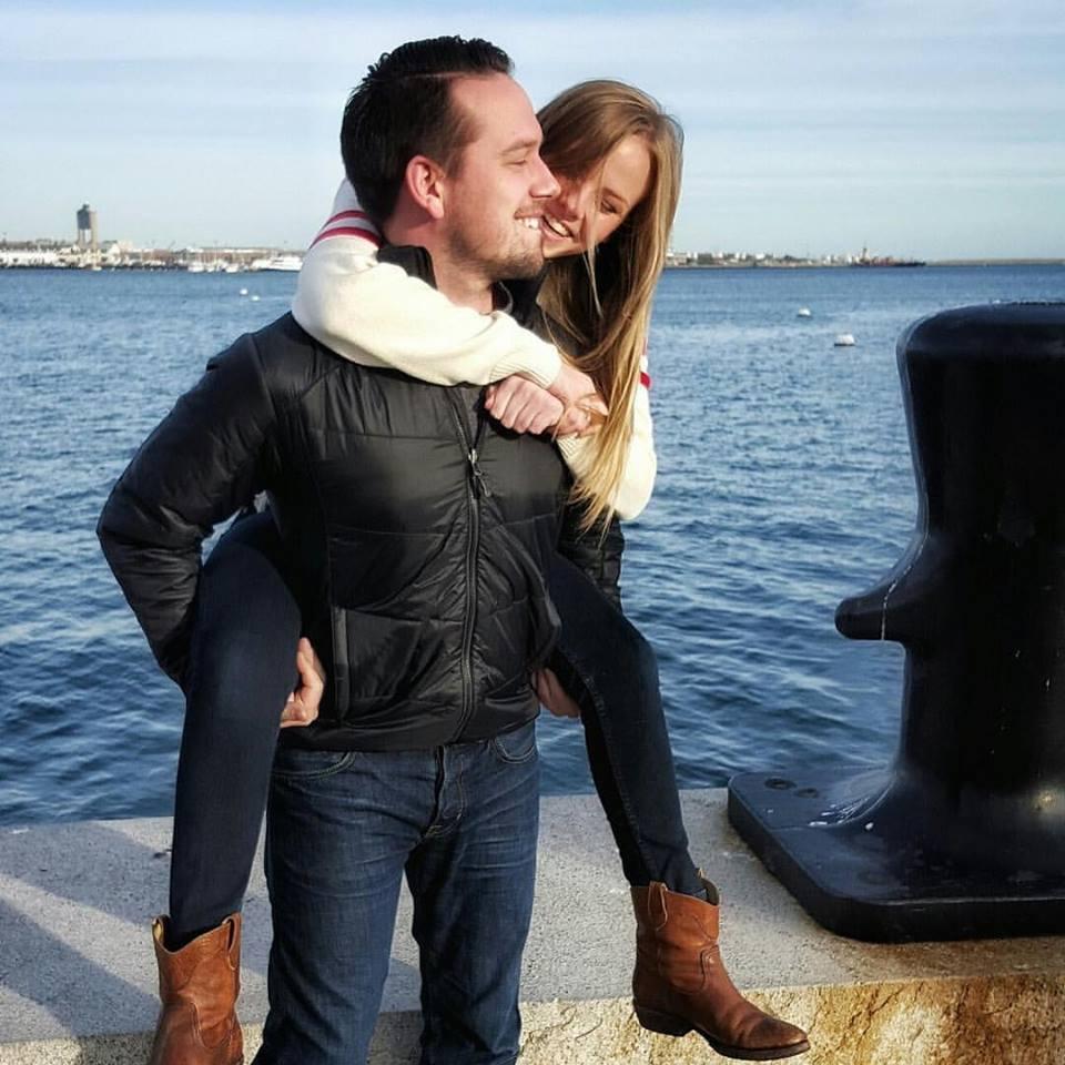 Our first trip to Boston, MA. Photo courtesy of my bridesmaid Mackenzie!