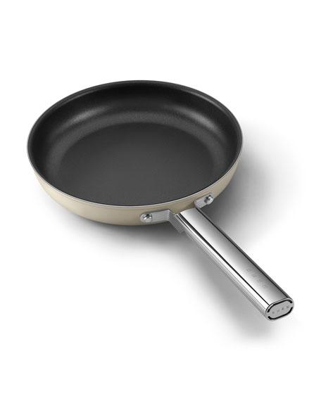 Smeg10" Nonstick Frying Pan, Cream