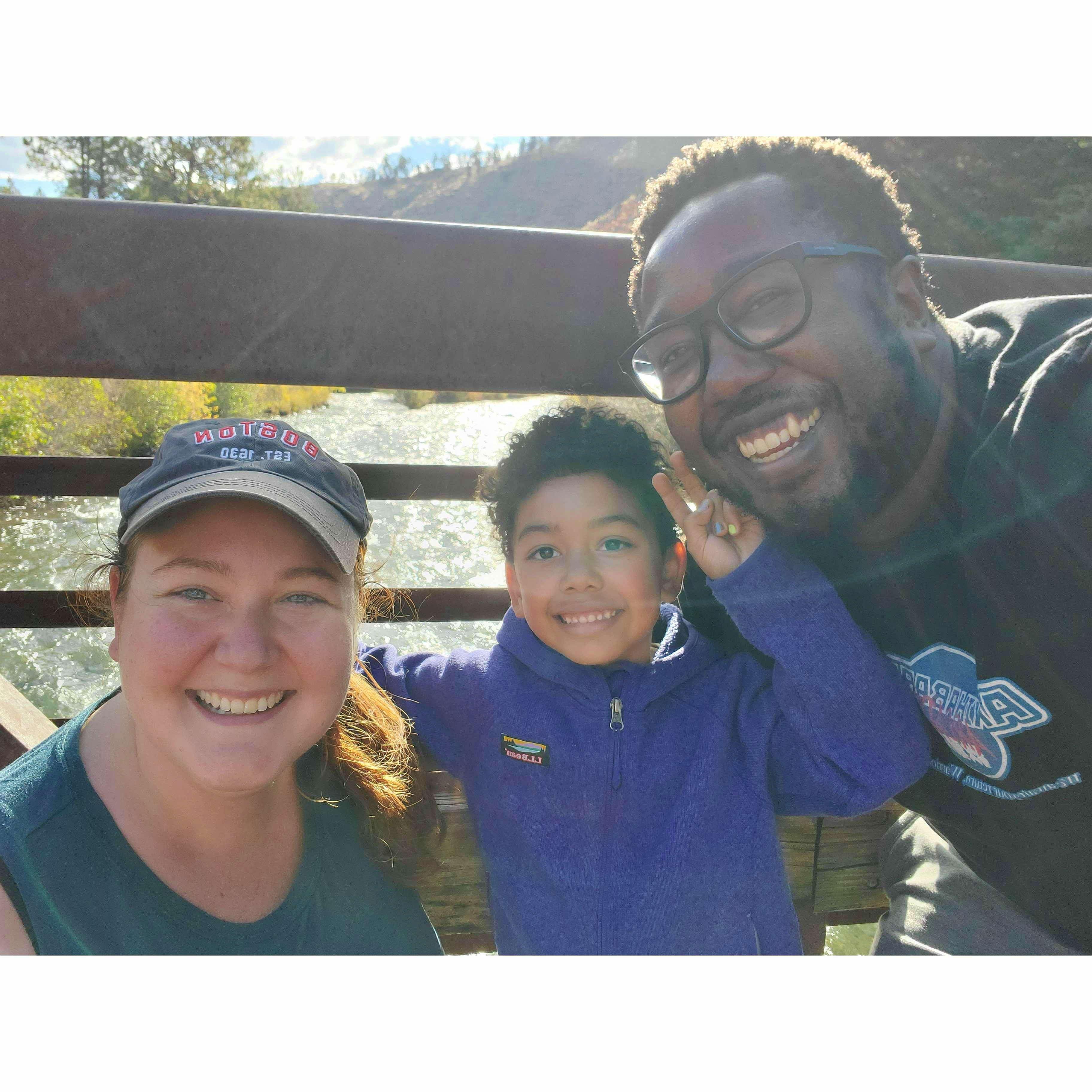 We are a true Colorado family-- always hiking!