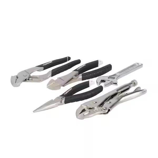 Husky 5-Piece Pliers and Wrench Set 91970