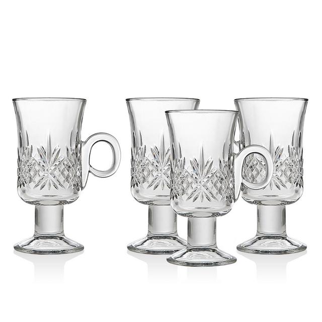 Godinger Dublin Set of 4 6oz Irish Coffee Mugs