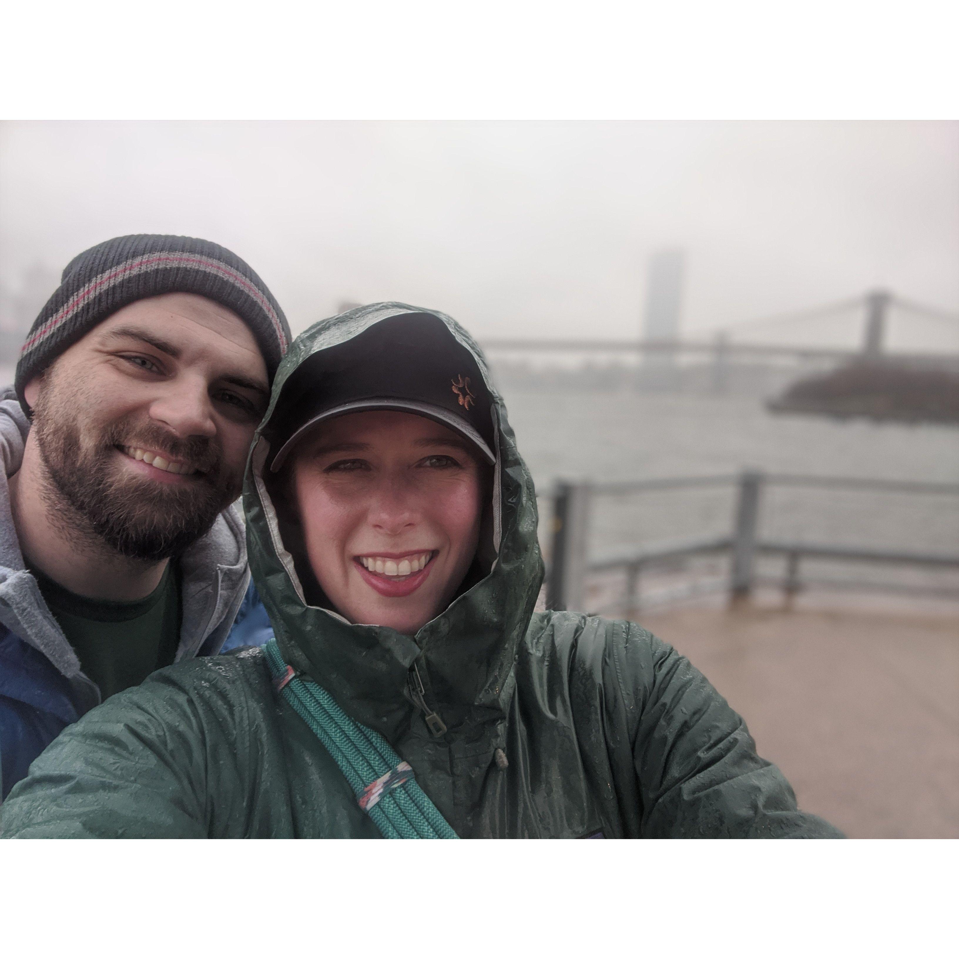 NYC trip to visit Sam and Mike. We loved getting to see Cincinnati's sister bridge in Brooklyn!