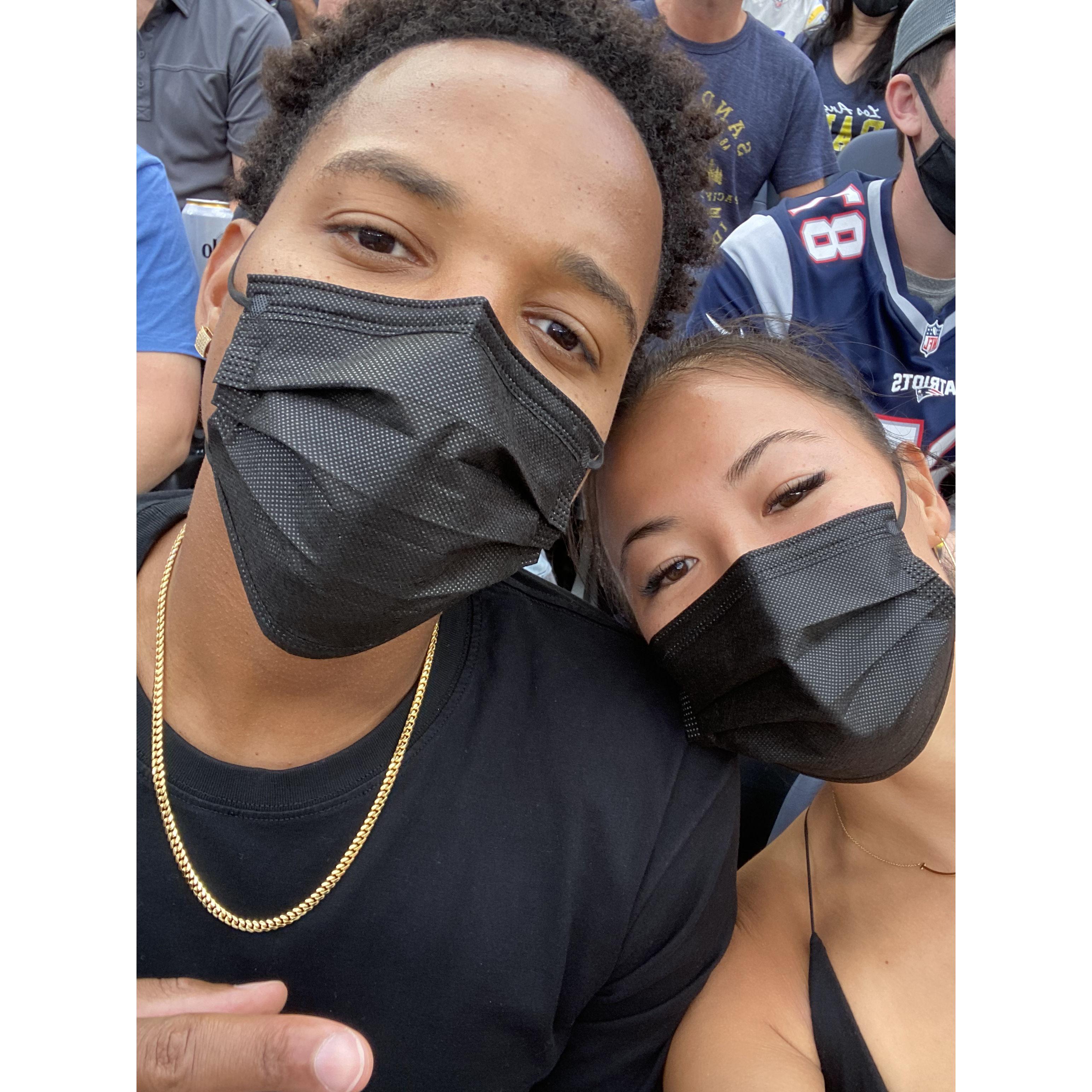 Rams game during the pandemic