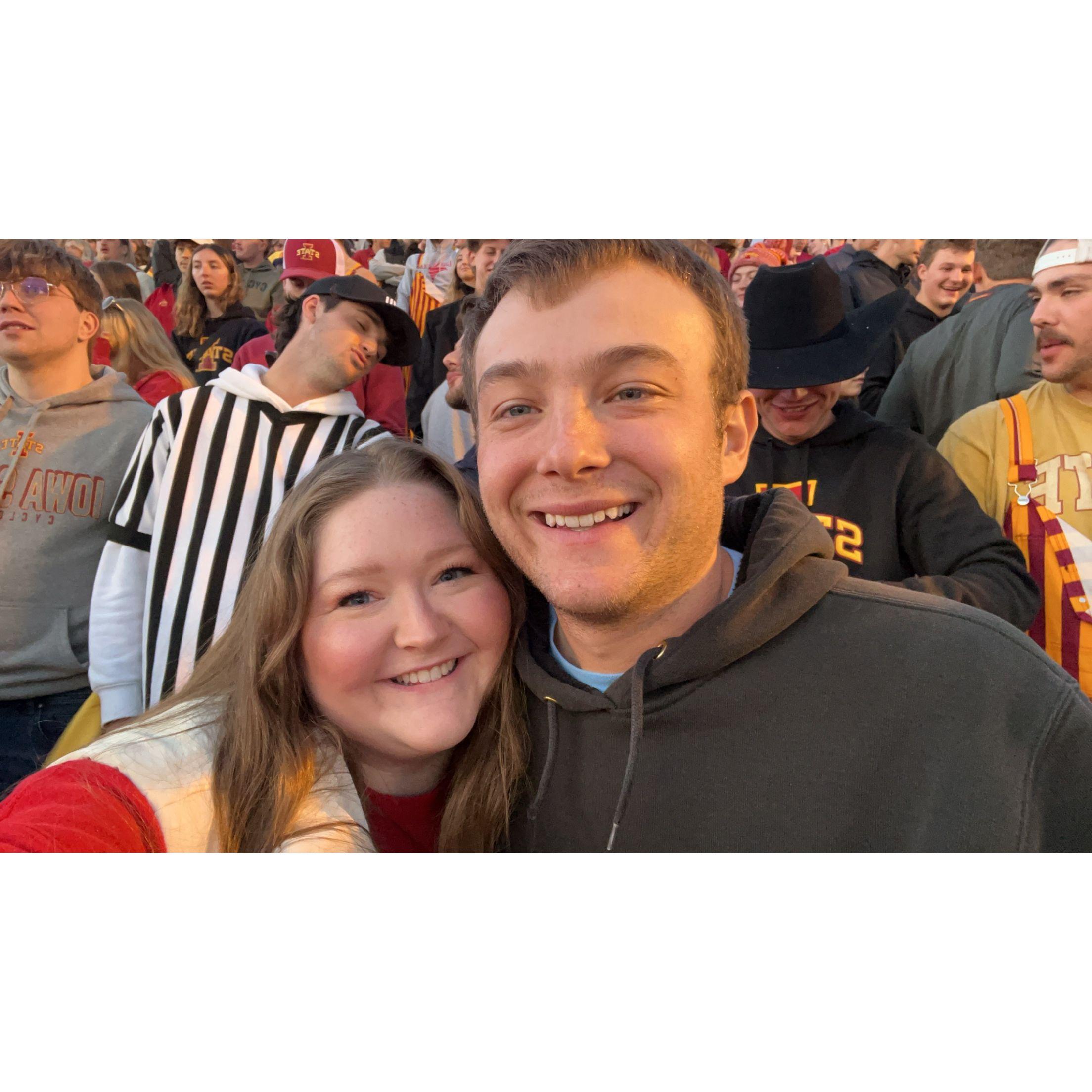 College Football Game in Ames, Iowa. 2023