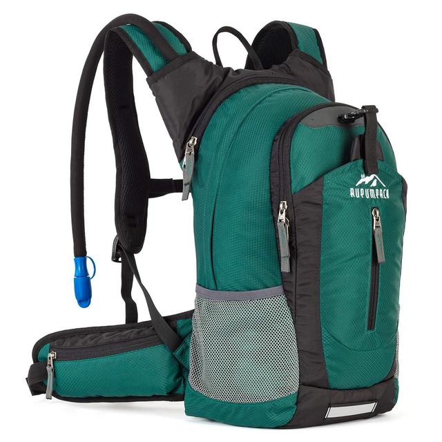 RUPUMPACK Insulated Hydration Backpack Pack with 2.5L BPA Free Bladder, Lightweight Daypack Water Backpack for Hiking Running Cycling Camping, Commuter, Fits Men, Women, Kids, 18L
