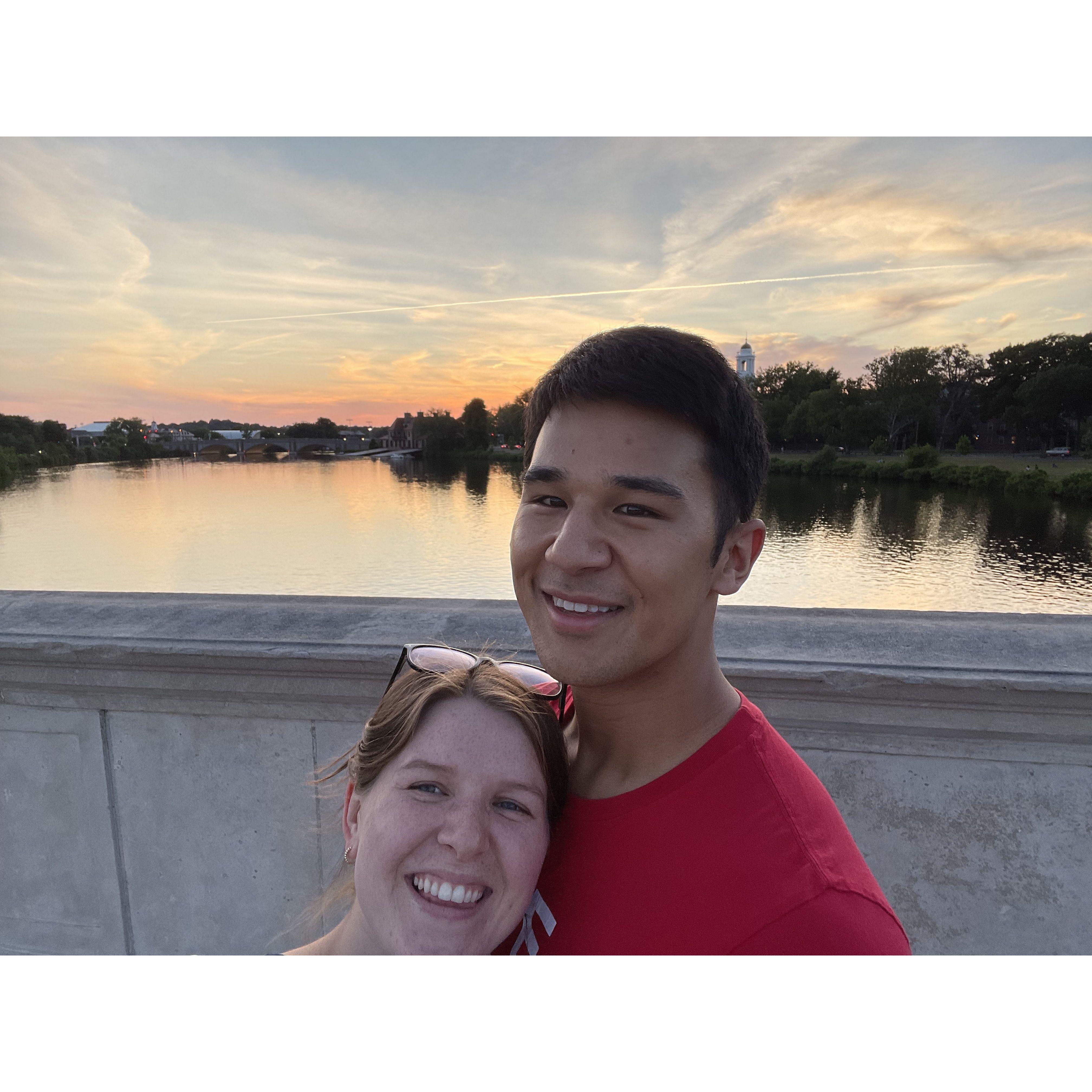 Our first big move together has been to Boston, where we currently live. This spot is on one of our favorite walks around Austin's neighborhood.