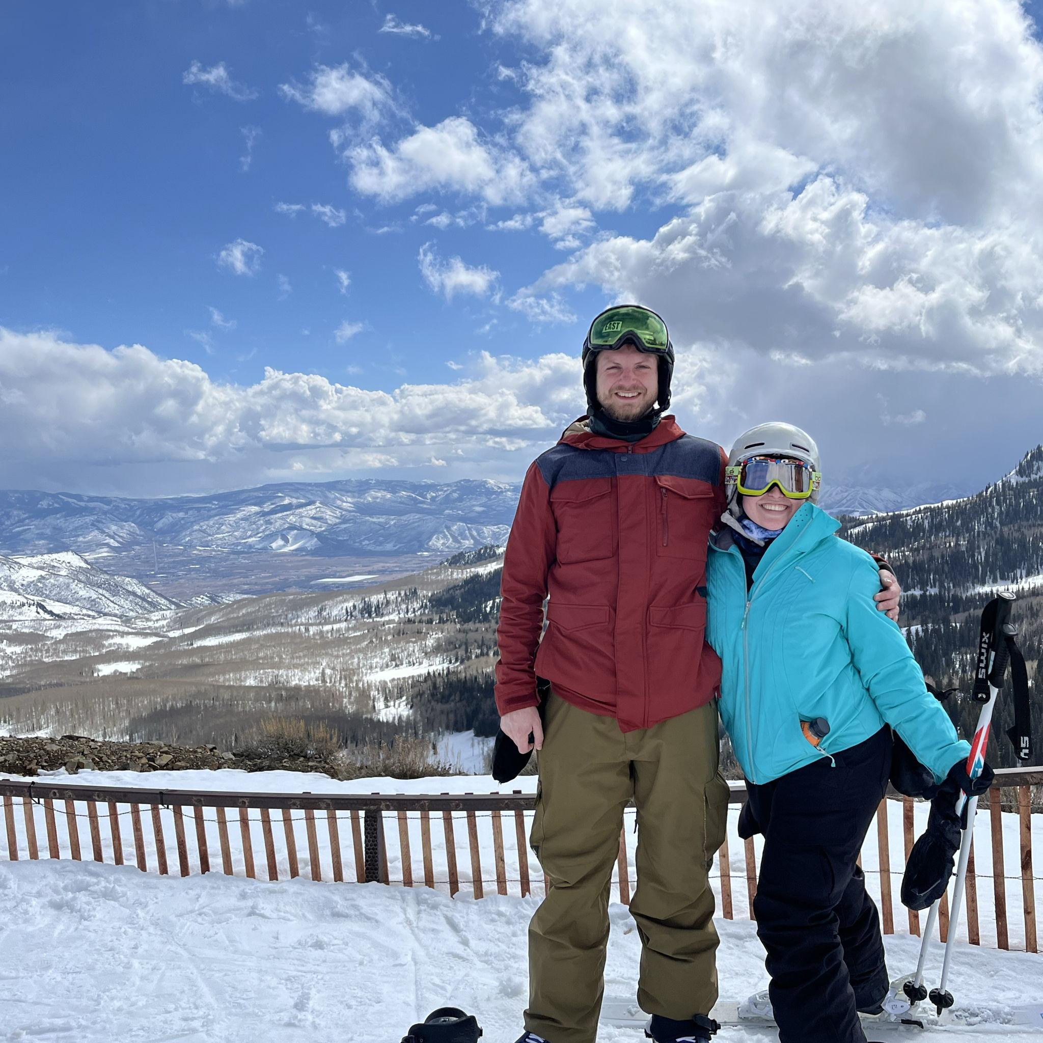 Gabe & Alyssa skiing at Park City, Utah.
March 2022