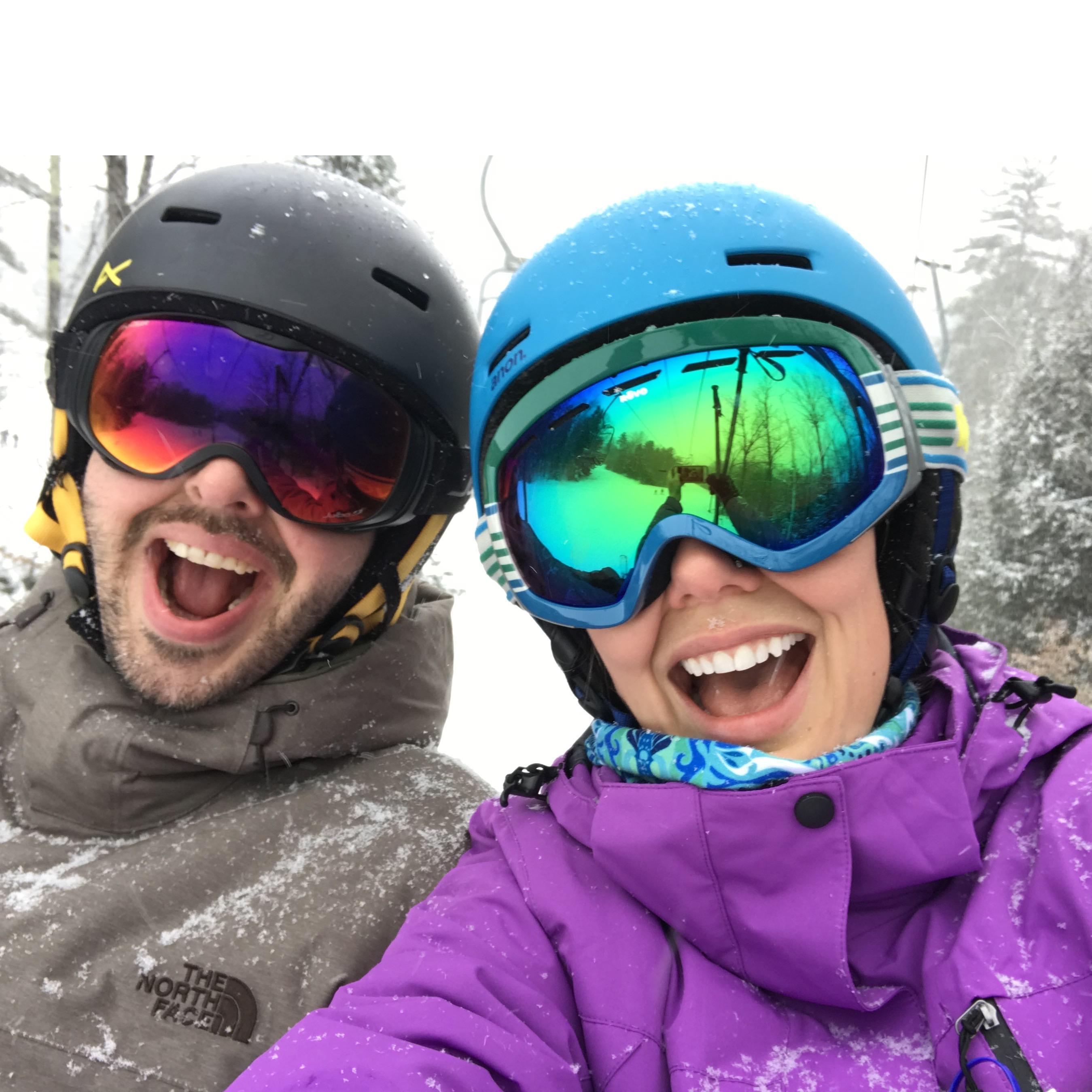 In 2019 we discovered skiing together and were hooked!