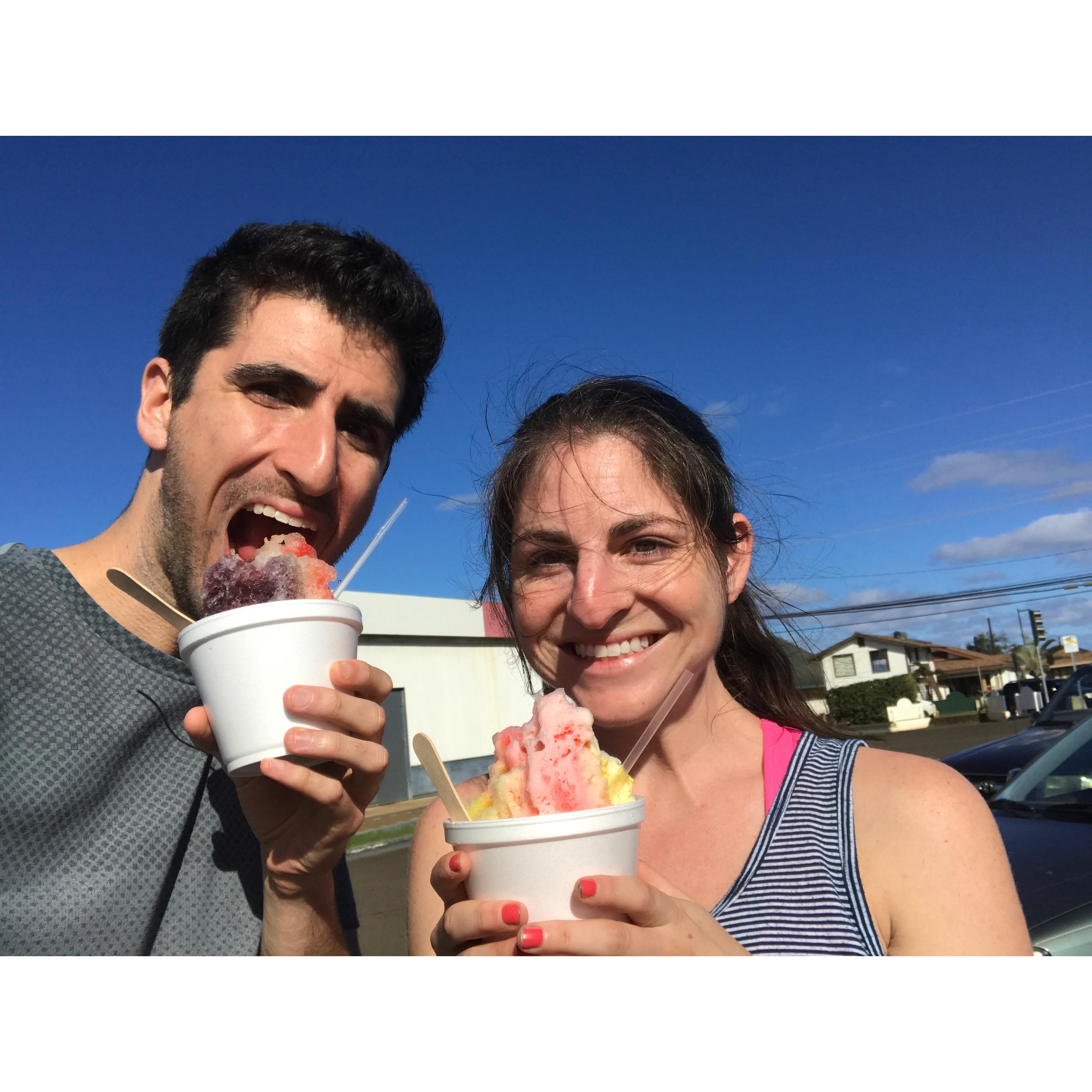 More well-deserved treats in Hawaii!