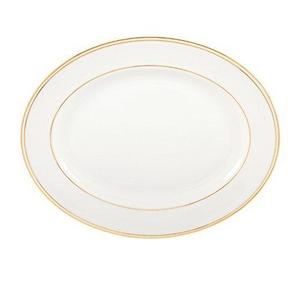 Lenox 100110442 Federal Gold Oval Platter, White