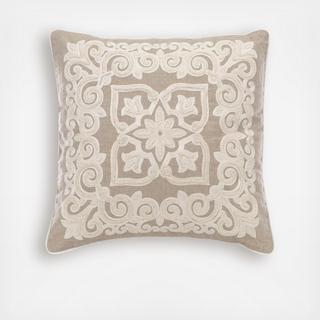 Hanging Gardens Embroidered Pillow