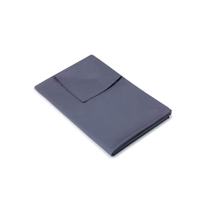 Weighted Idea Soft Removable Duvet Cover for Weighted Blanket 80''x87'' for Weighted Blanket (100% Natural Cotton, Dark Grey)