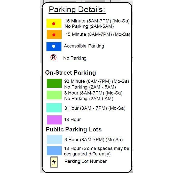 Parking details.