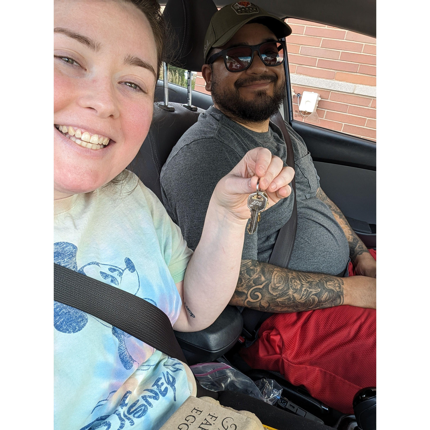 Getting the keys to our home!
