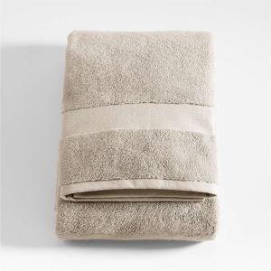Organic Turkish Cotton Taupe Bath Towels