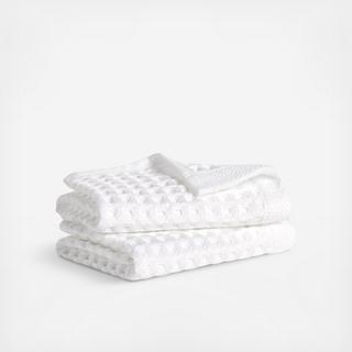 Waffle Washcloth, Set of 2