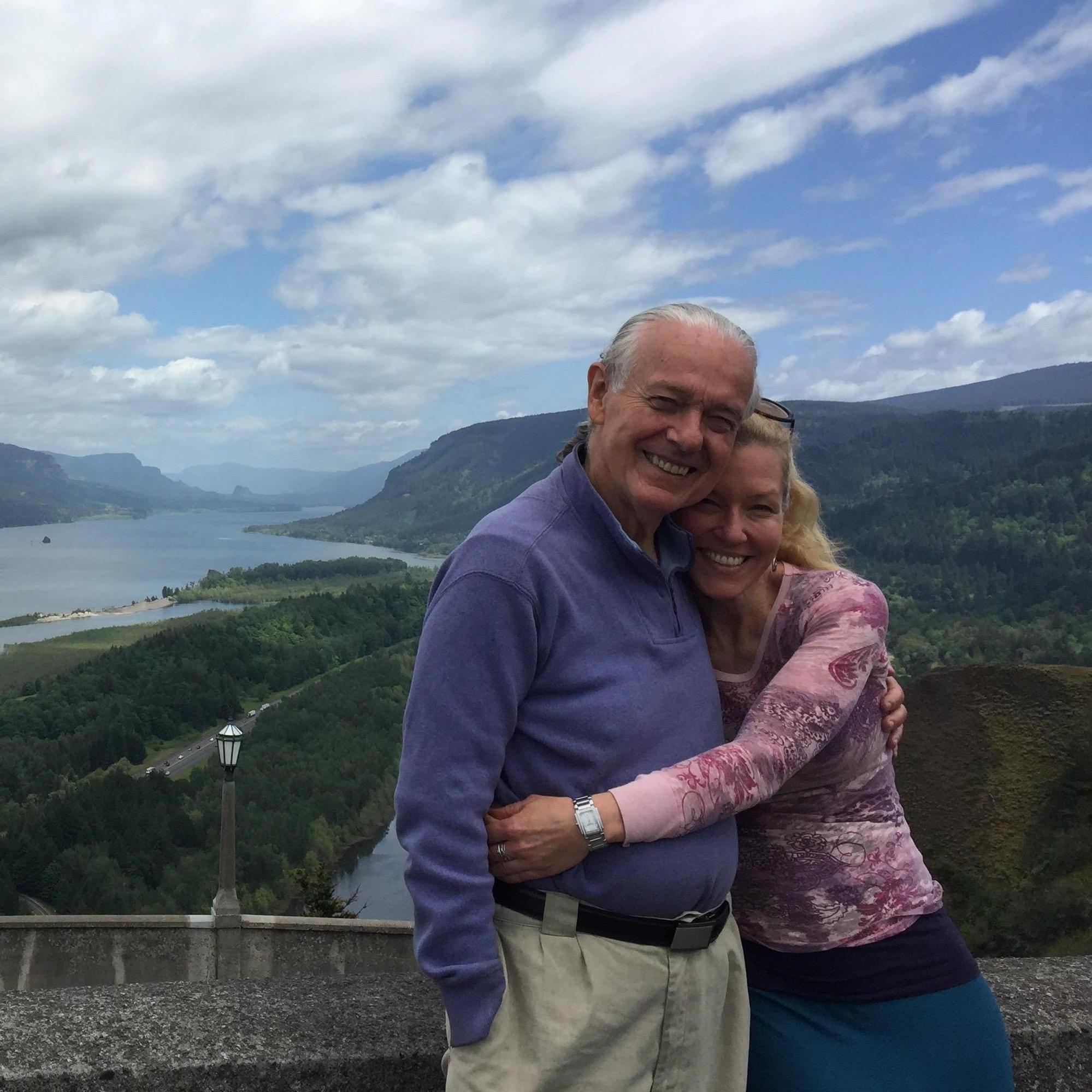 The day before the proposal, May 8, 2016; Columbia River Gorge, OR