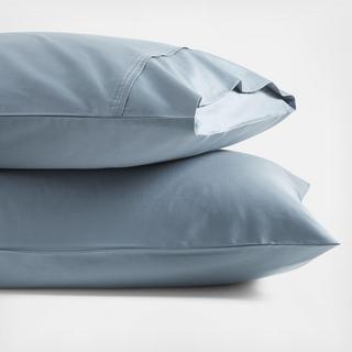 Organic Sateen 400 Thread Count Pillowcases, Set of 2
