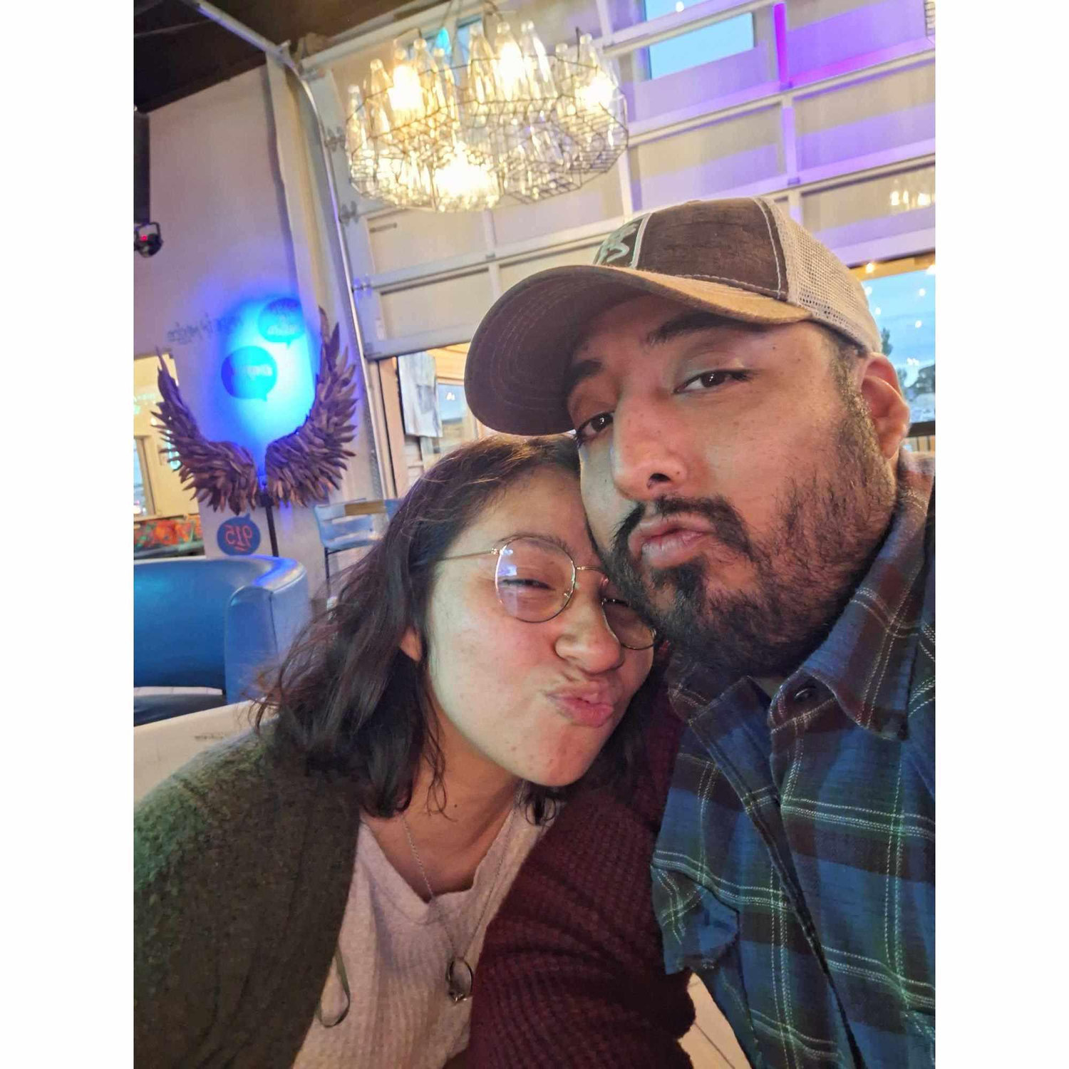 Our first date after finding our we were expecting.