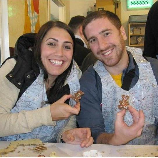 The one making cookies at a chocolate factory in Israel
