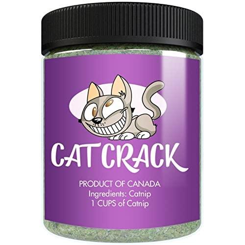 Cat Crack Catnip, Premium Blend Safe for Cats, Infused with Maximum Potency Your Kitty is Sure to Go Crazy for