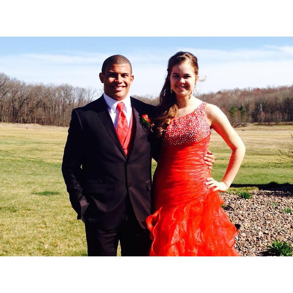 Logan and Megan went to their senior prom together! Two weeks later, they started dating!