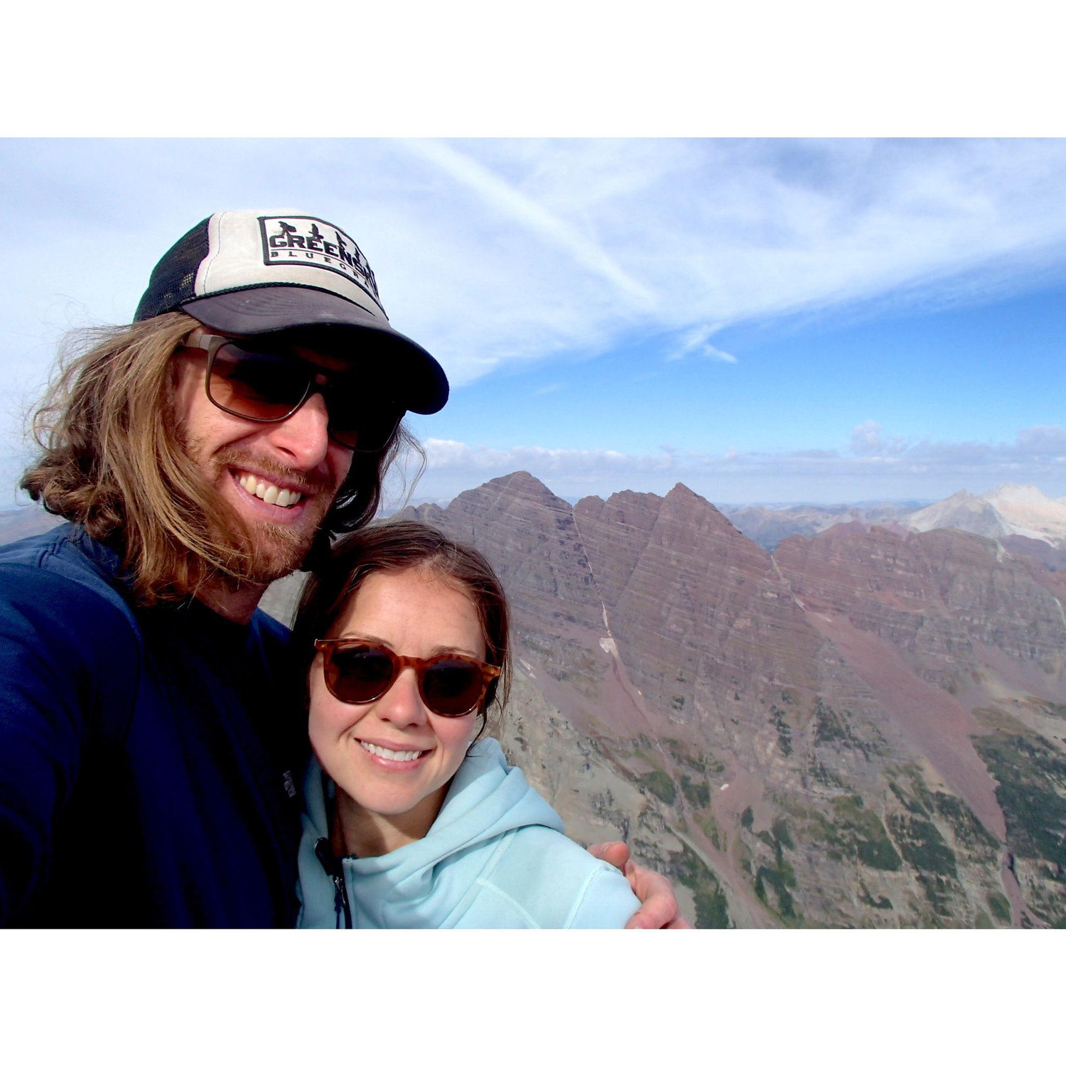 On top of Pyramid Peak