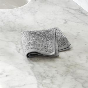 Ribbed Grey Washcloth