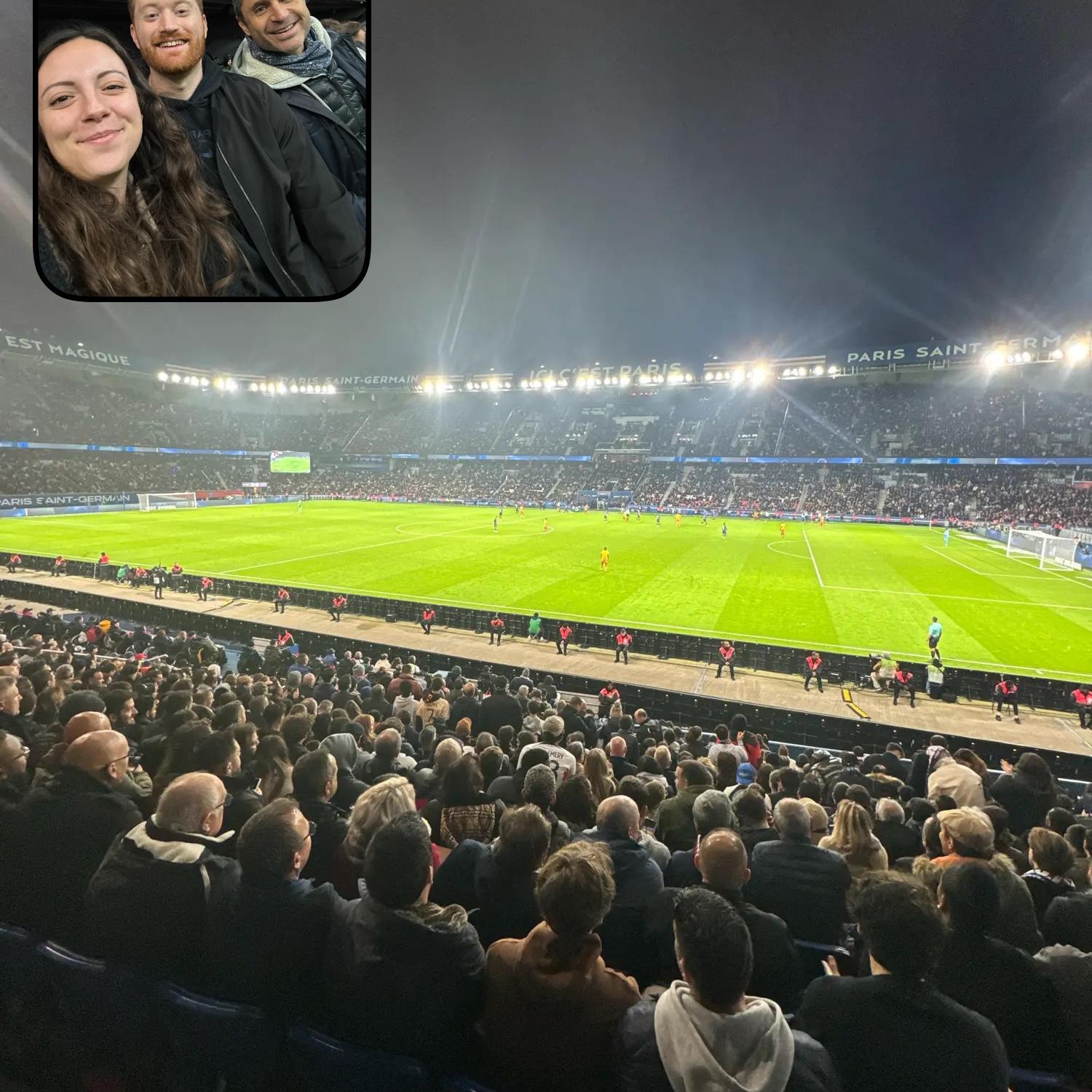 Our first PSG game !