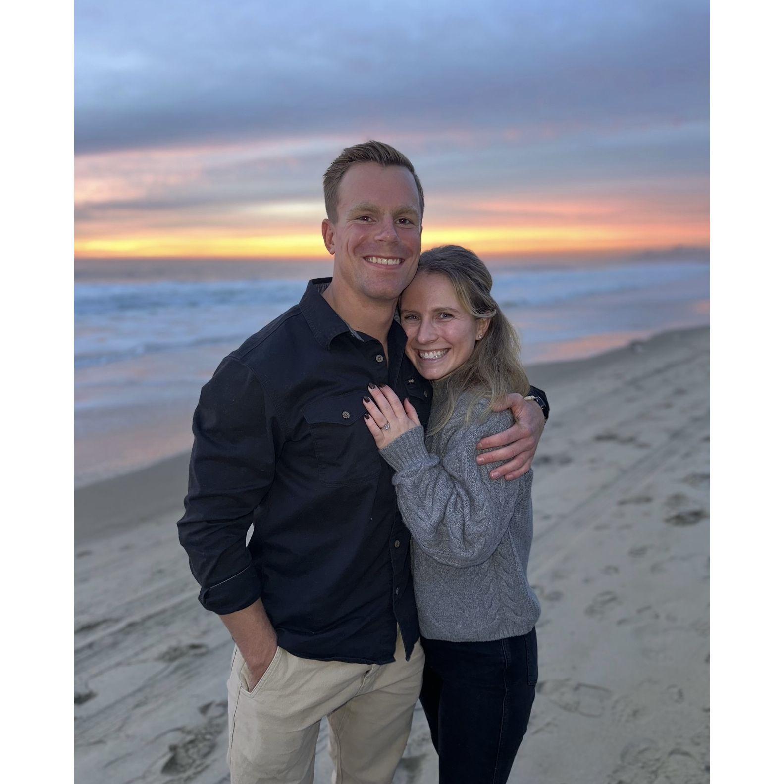 The night Bertin popped the question! The most special night ever!