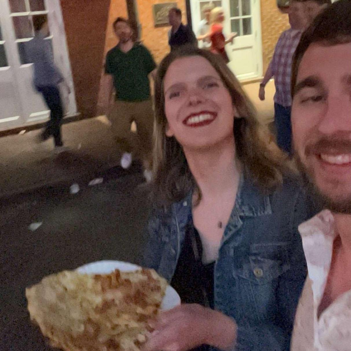 Pizza on Bourbon Street, New Orleans - April 2024